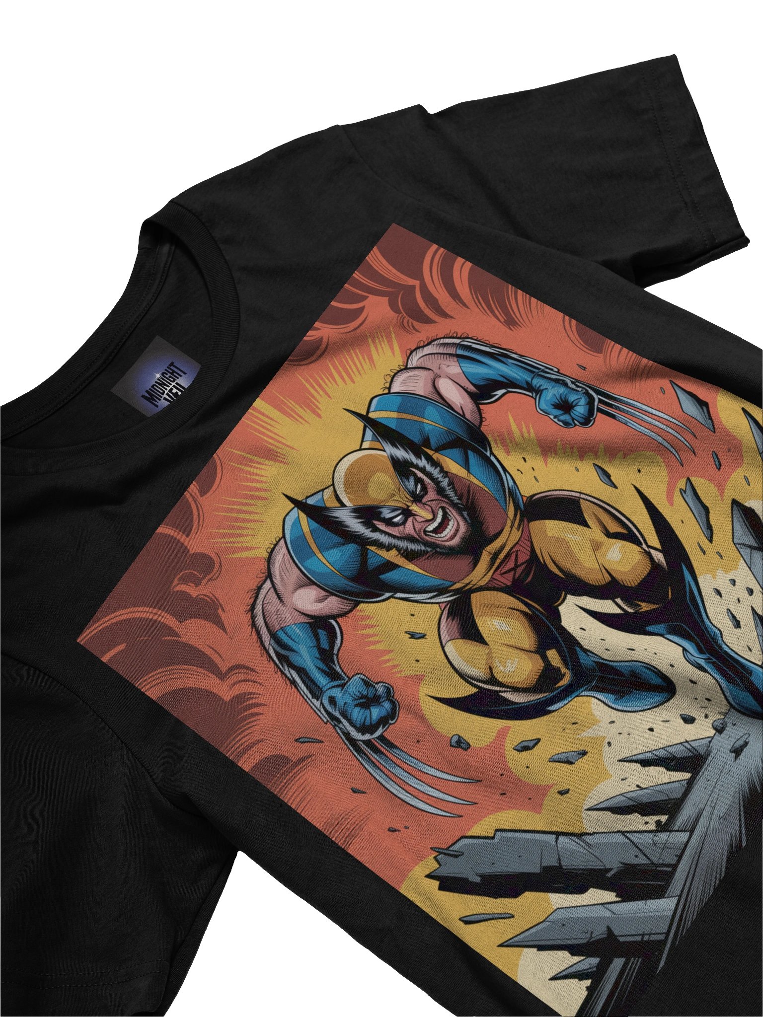 Berserker Inferno: Wolverine Veiled Fury T-Shirt product image (5)