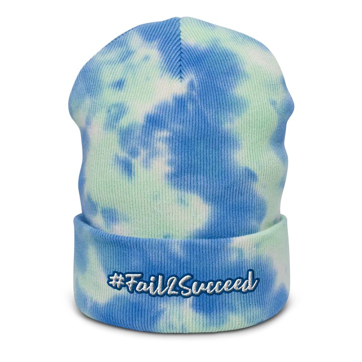 Blue Tie-Dye Beanie product image (1)