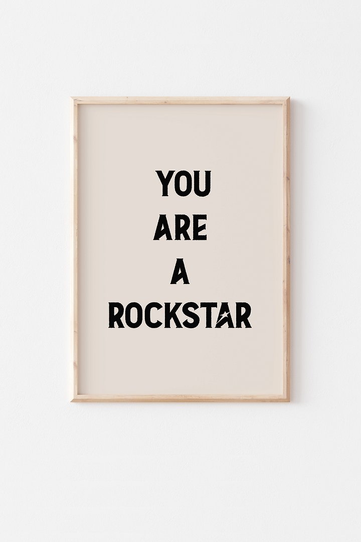 Rockstar Print / Instant Download product image (1)