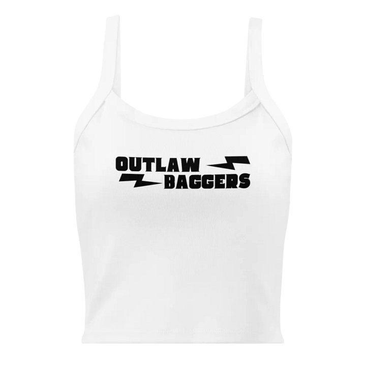 Outlaw Baggers Classic Women's Tank (White) product image (1)