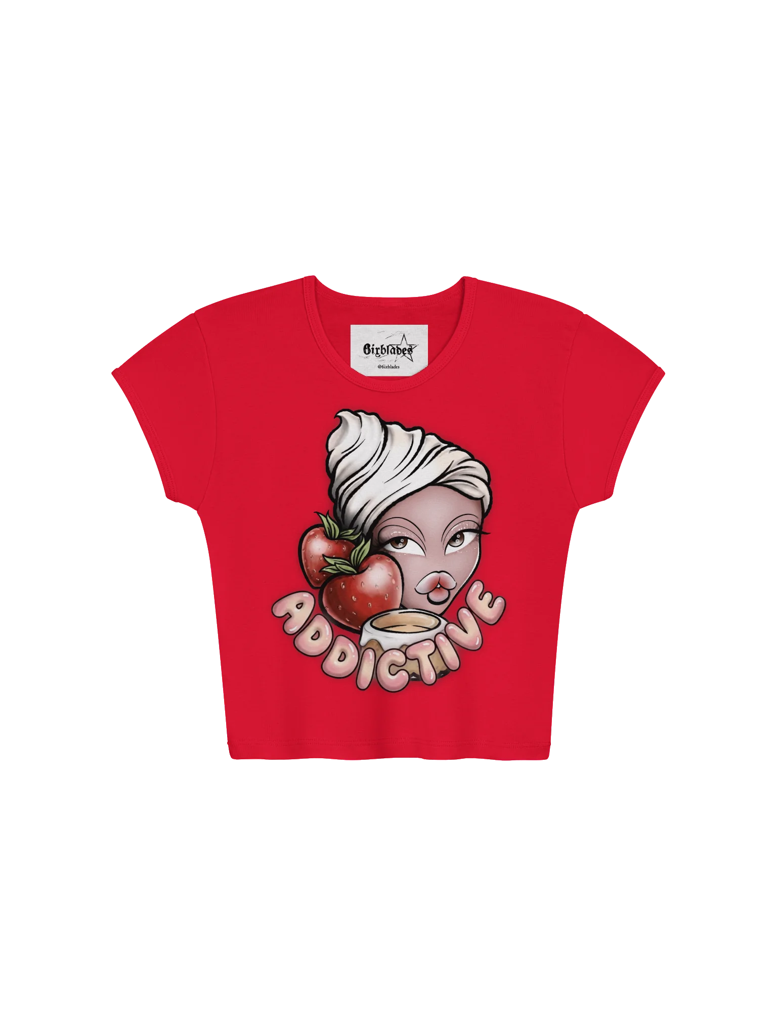 6ixblades Addictive Baby Tee product image (3)