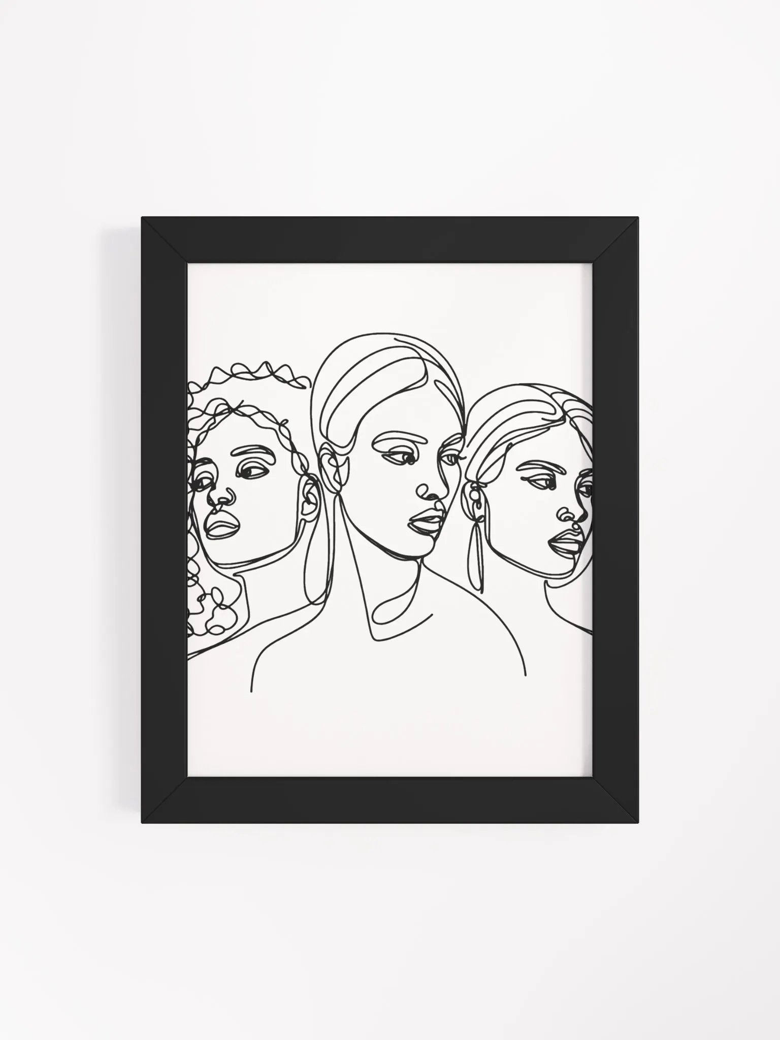 Black Beauty Line Art Framed Poster product image (108)