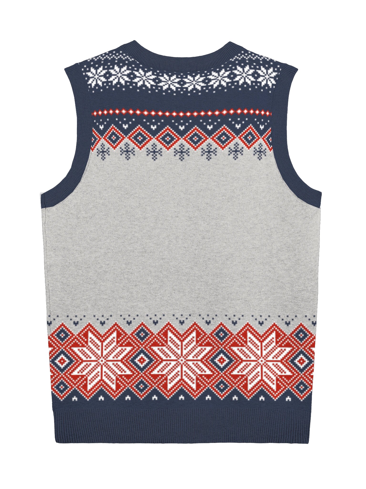 Nordic Bug Knit V-Neck Vest product image (6)