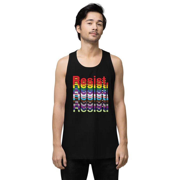 Resist - Rainbow Cotton Heritage Premium Tank Top product image (1)