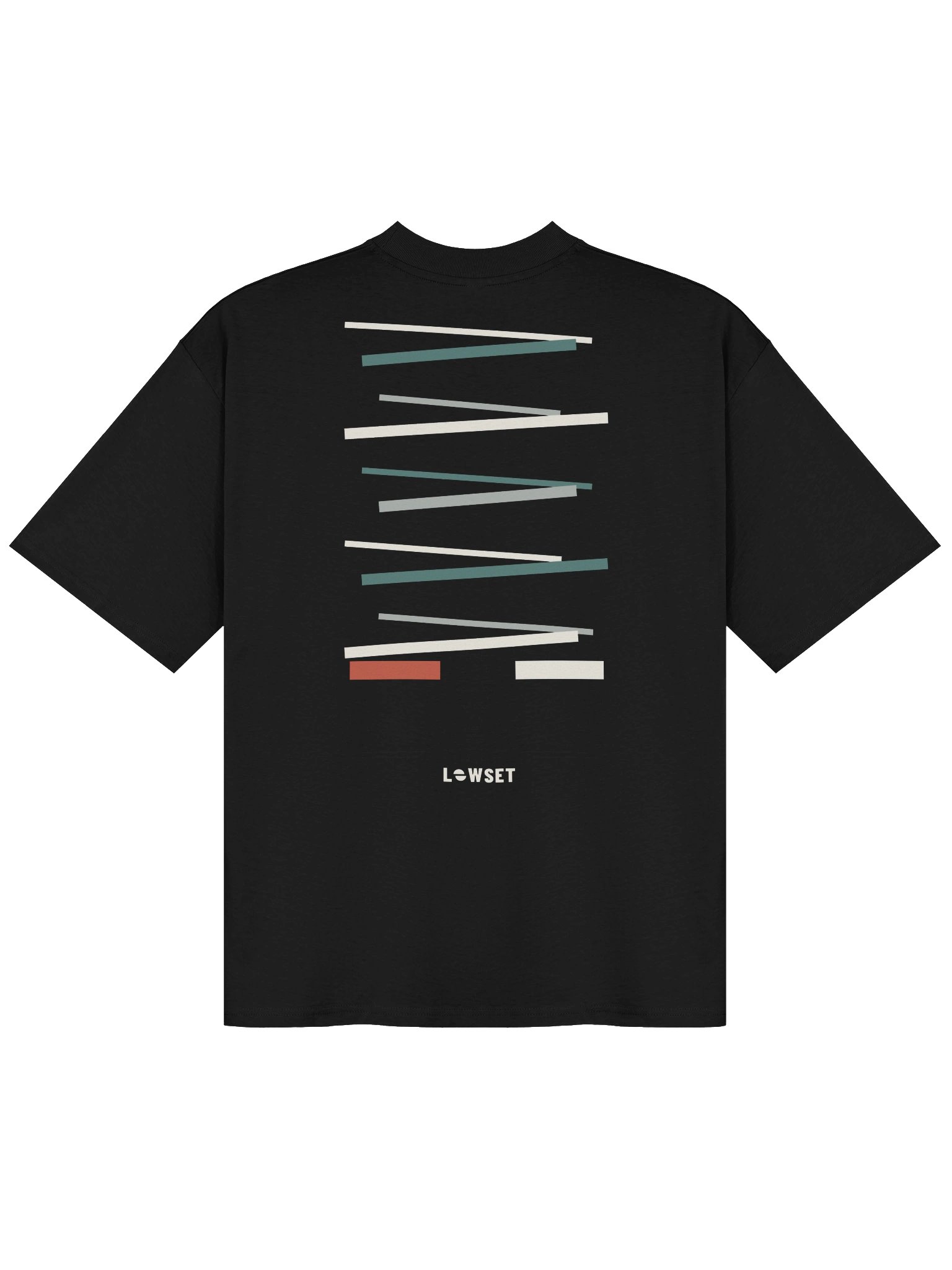 LOWSET / CROSSFADE 23 — Organic Oversized Tee product image (2)
