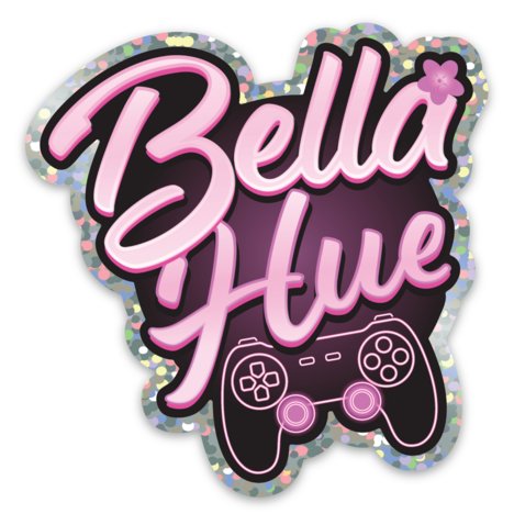'Bella Hue' Gamer Glitter Sticker product image (1)