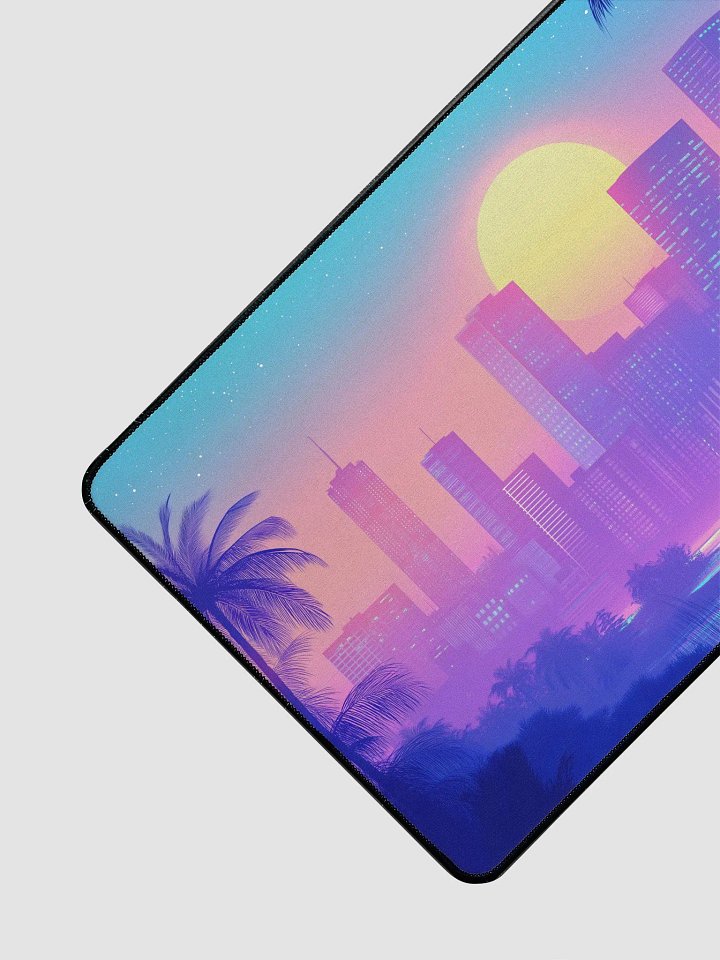 Retro Today Scenic Cityscape Desk Mat product image (2)