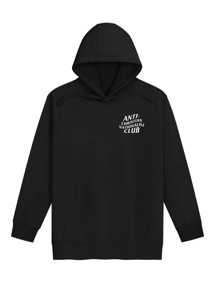Anti-Christian Nationalist Club Hoodie White Logo product image (3)