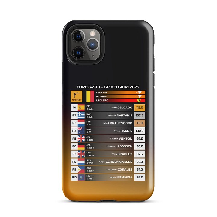 GP Belgium 2025 iPhone Case product image (2)