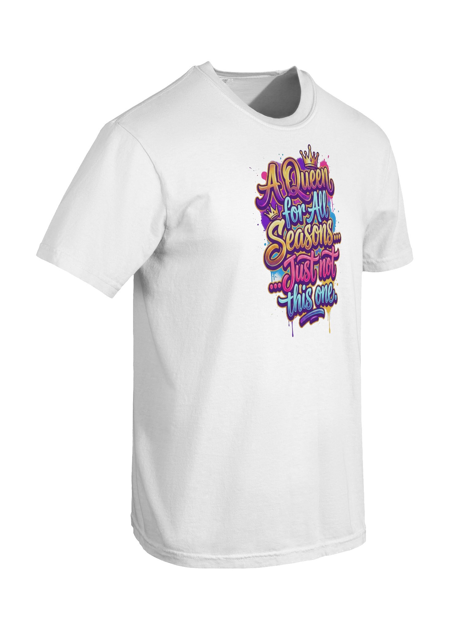 "Queen for All Seasons" Double-Sided Graffiti Heavyweight Tee product image (6)