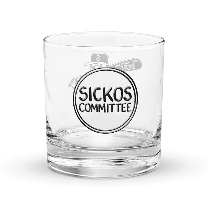 Sickos Baseball Character Rocks Glass product image (2)