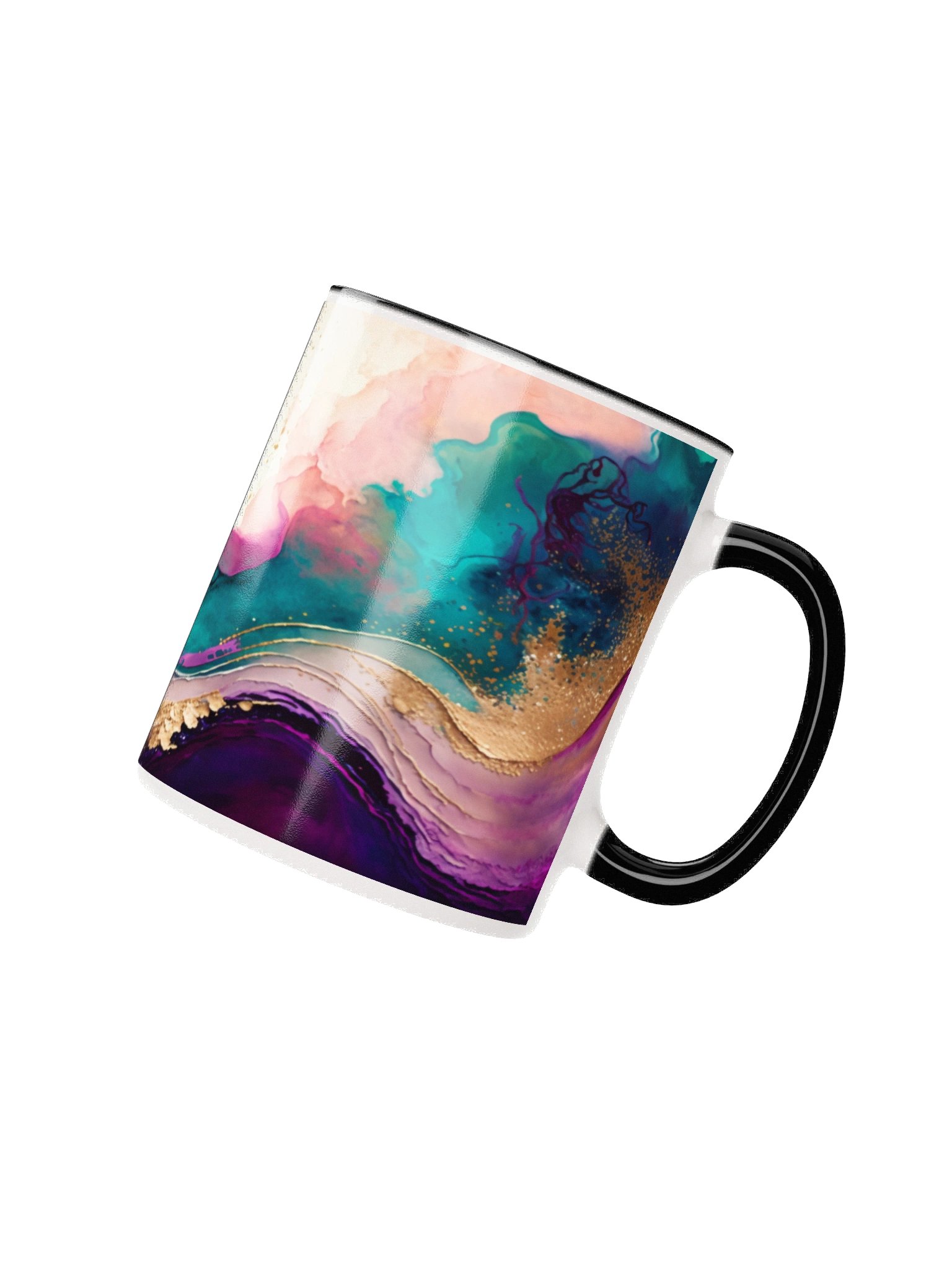 Vibrant Swirls Ceramic Mug product image (4)