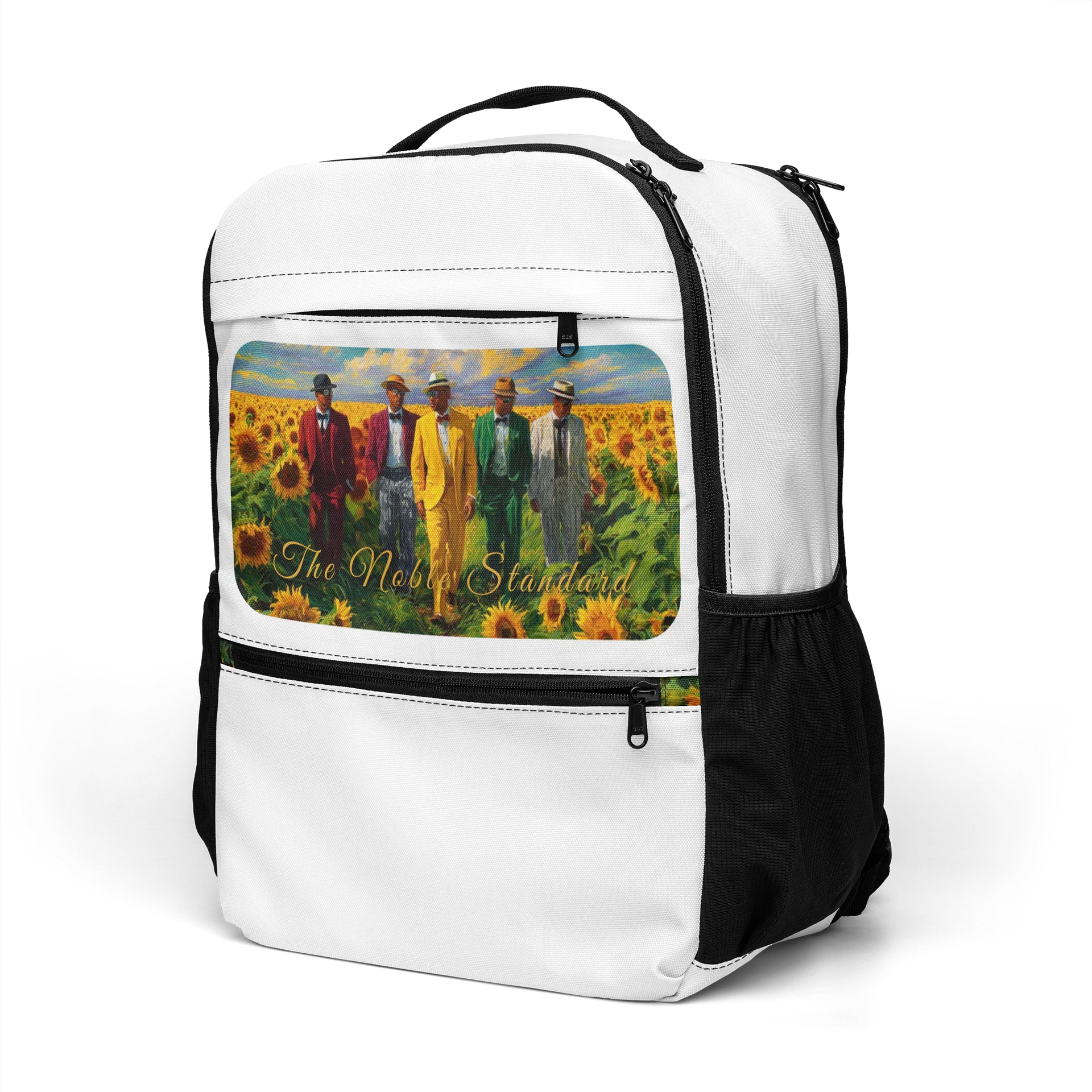 Sunflower Stroll All-Over Print Backpack product image (5)