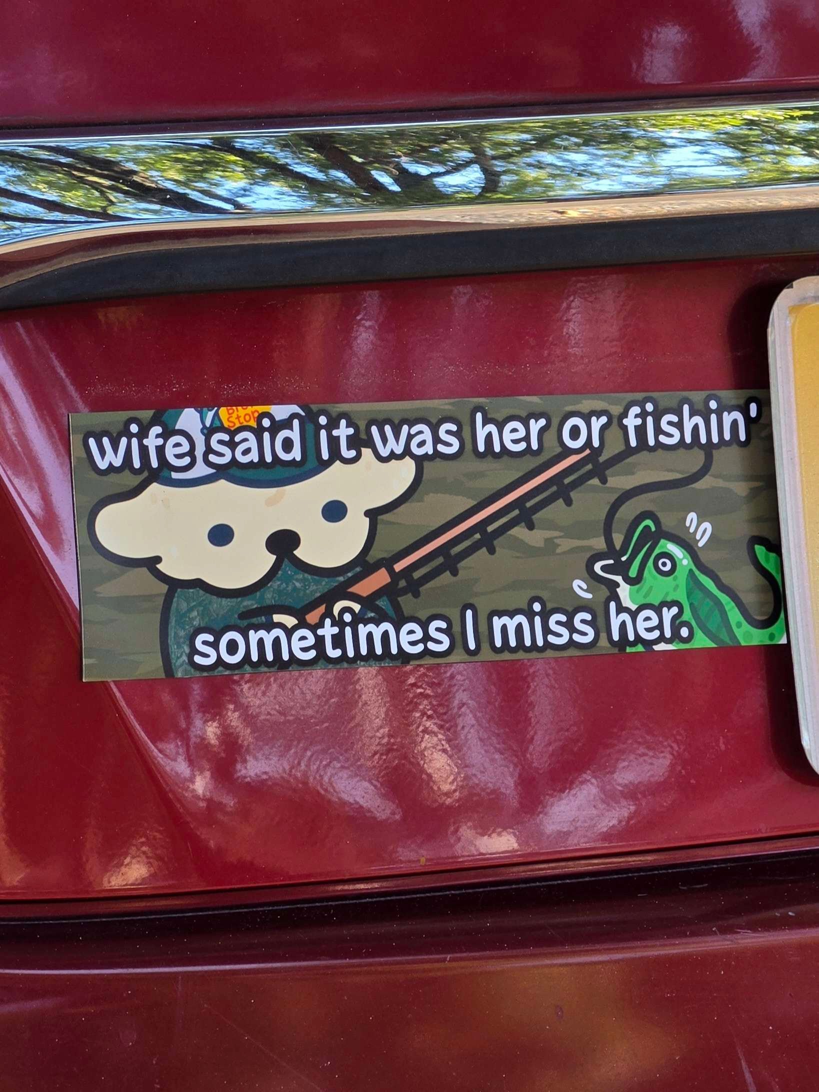 Fishing Bumper Magnet product image (1)