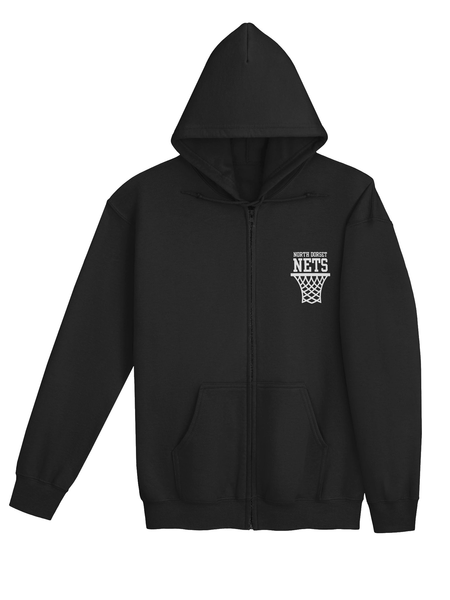 North Dorset Nets Basketball Zip Hoodie product image (4)