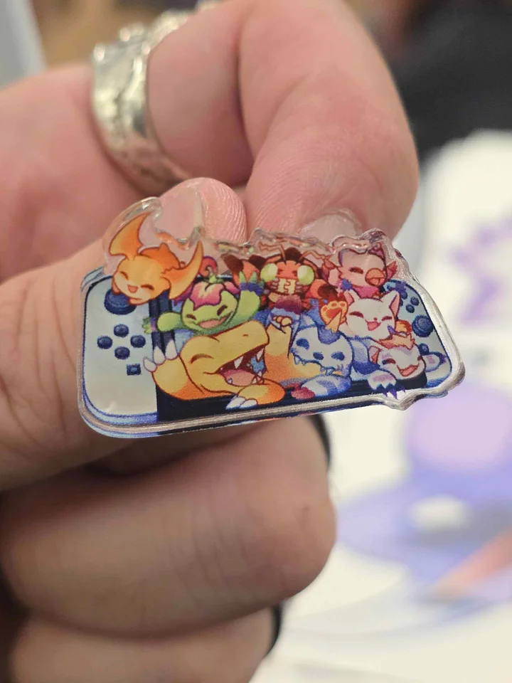 LIMITED Digimon Switch 2 - Acrylic Pin product image (2)