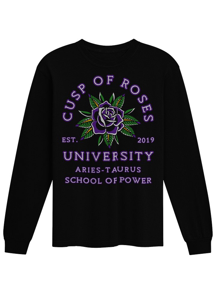 school of power long tee product image (1)