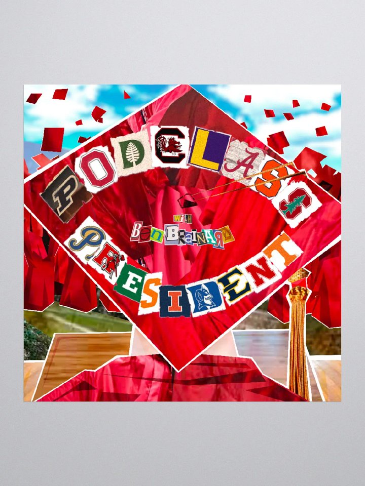 Podclass President Logo Sticker product image (1)