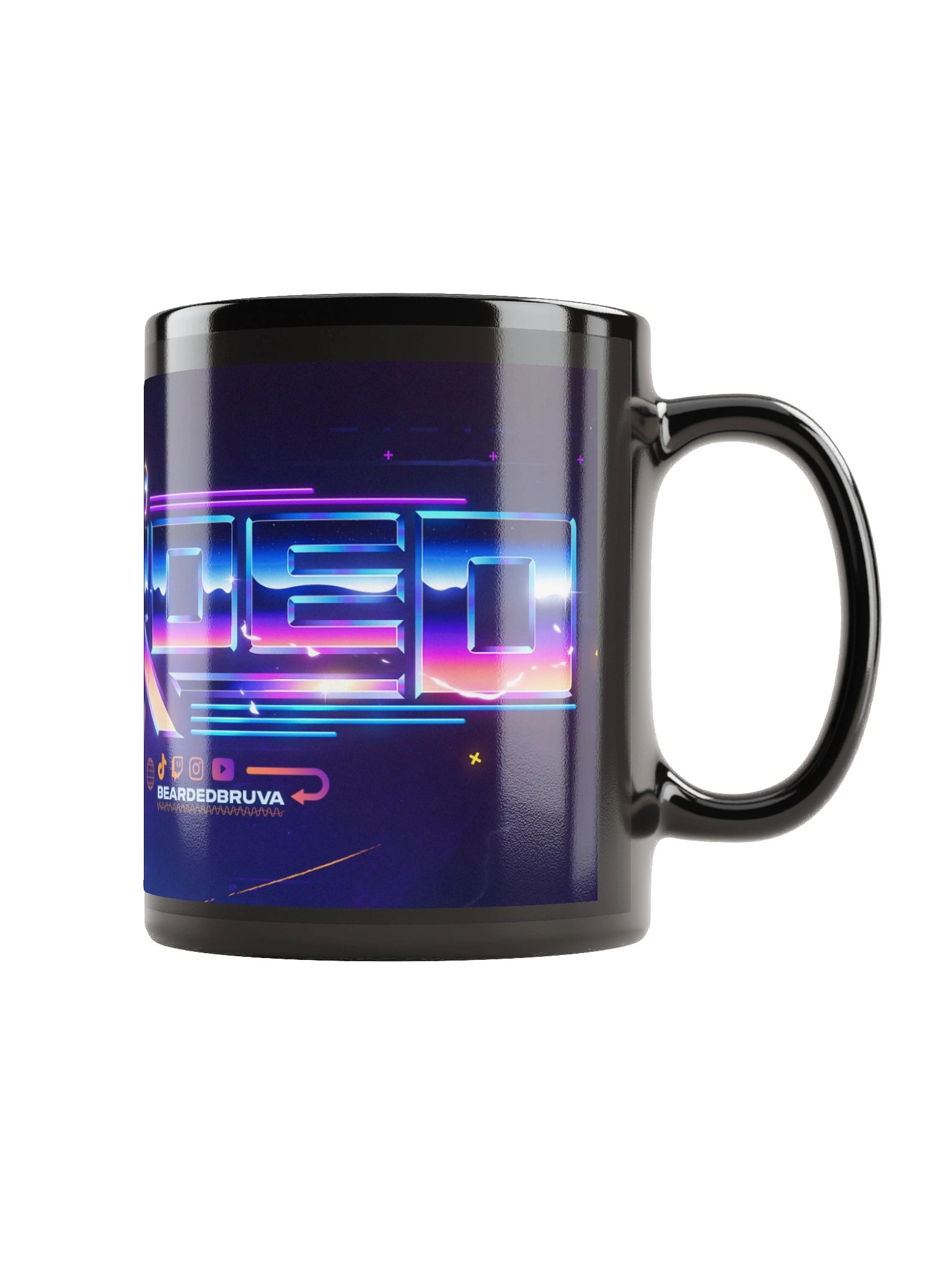 Neon BeardedBruva Mug product image (1)