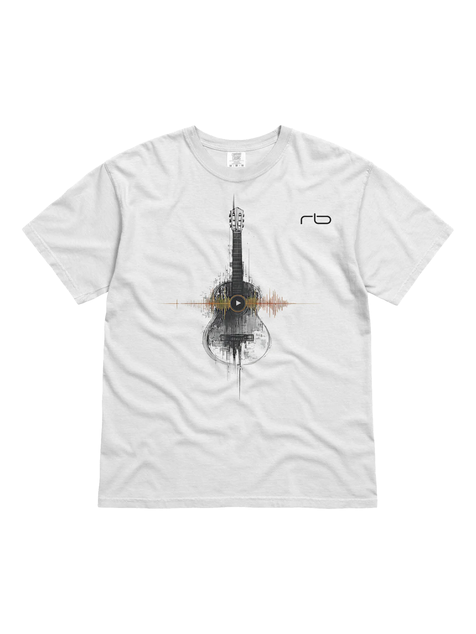 Soundwave Acoustic Guitar T-Shirt product image (1)
