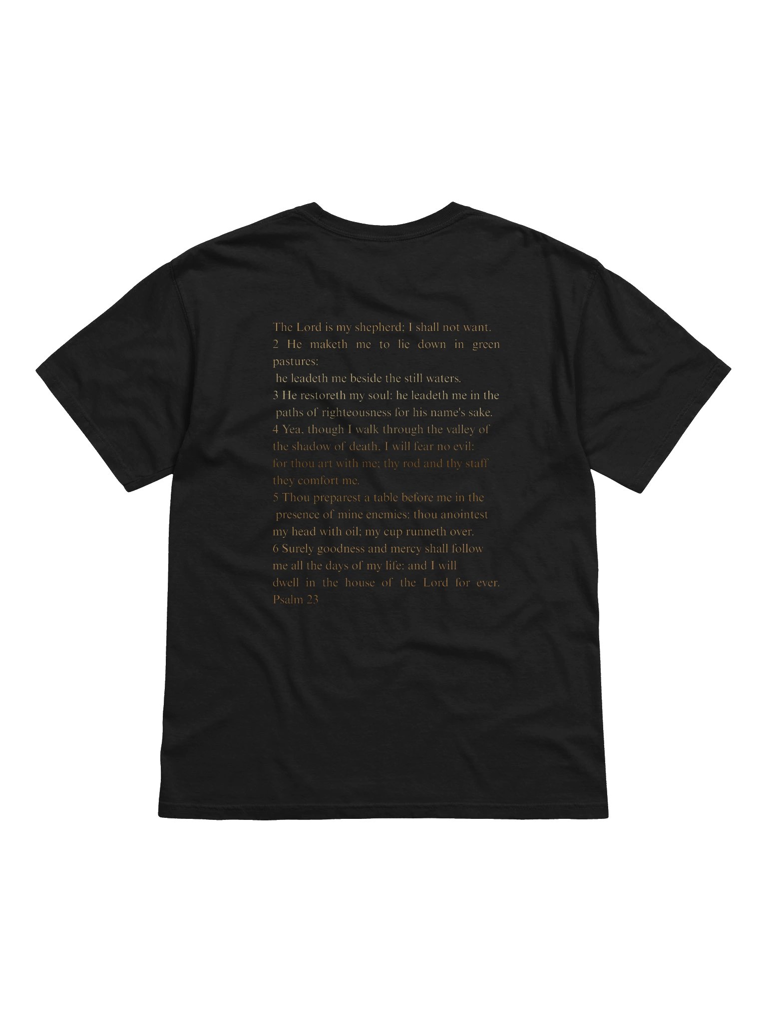 Psalm 23 - The Lord Is My Shepherd Divine Comfort Tee product image (2)