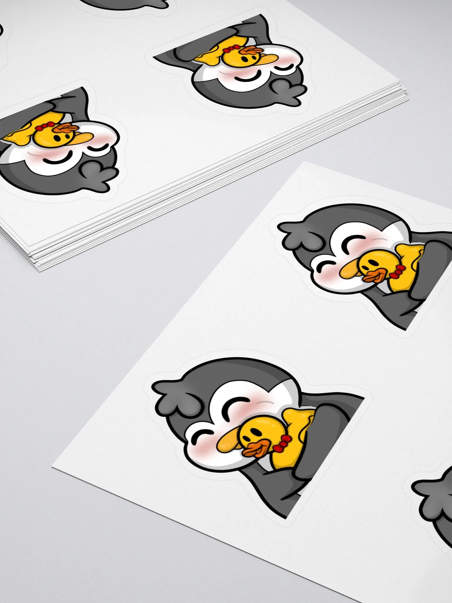 "Duckie Cuddle" Lil' Guy - Sticker Sheet product image (4)
