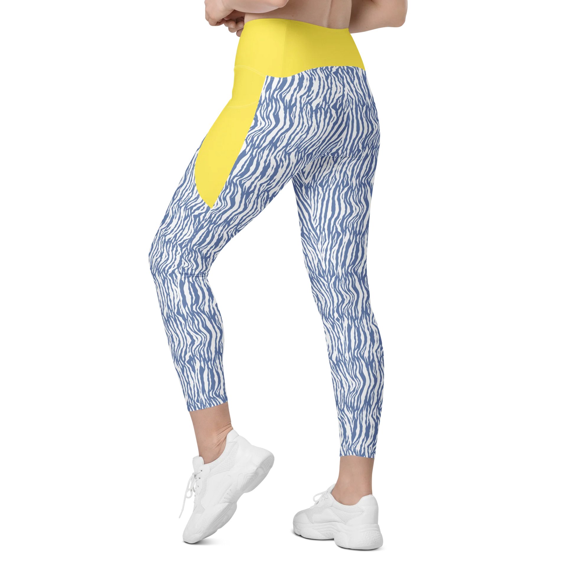 Blue Patterned Leggings product image (8)