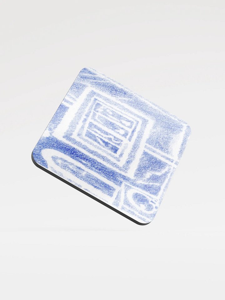 Blue Bathroom coaster product image (1)