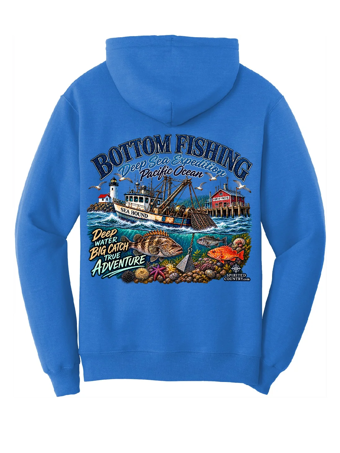BOTTOM FISHING PORT AND CO ROYAL HOODIE product image (1)