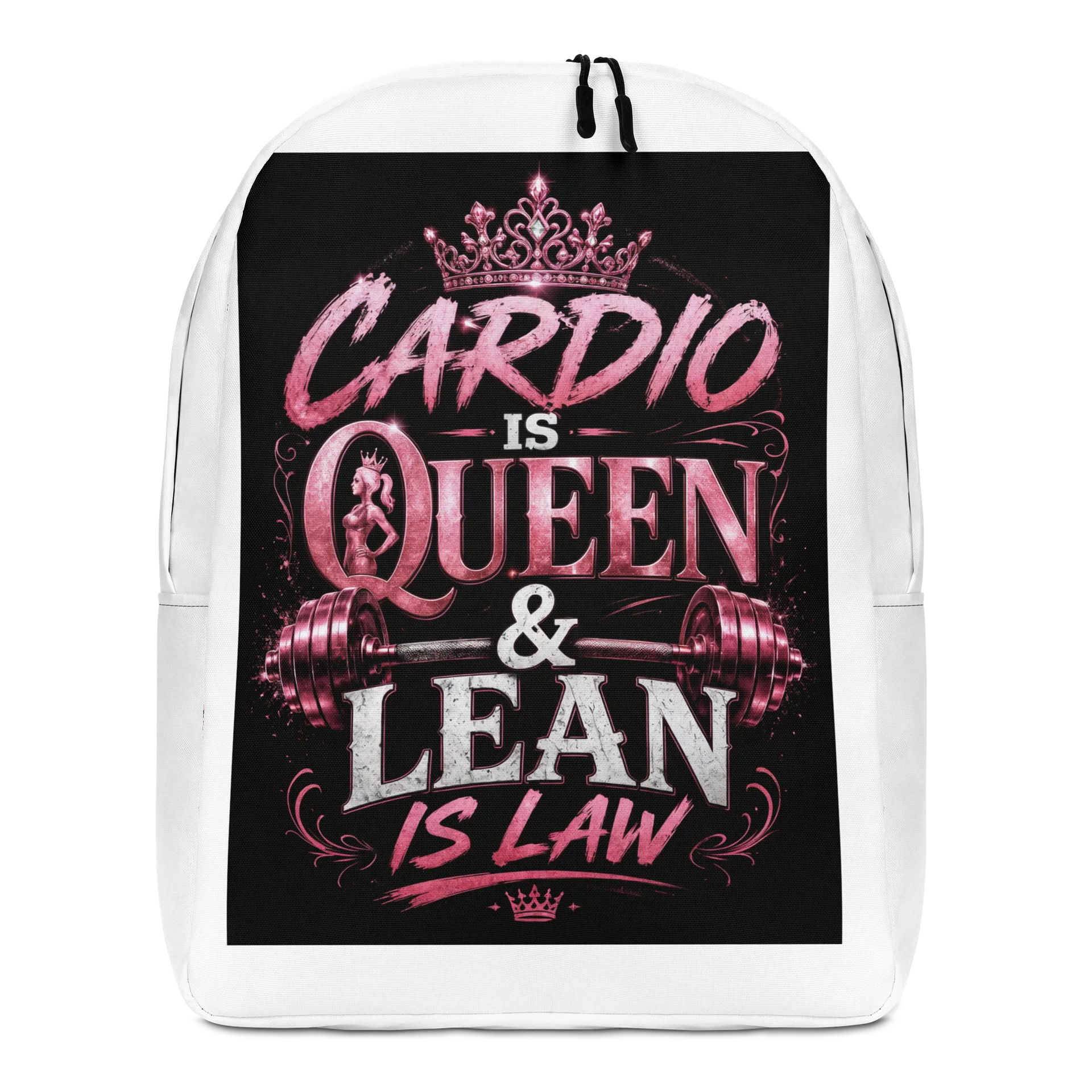 Cardio Is Queen Minimalist Backpack product image (1)