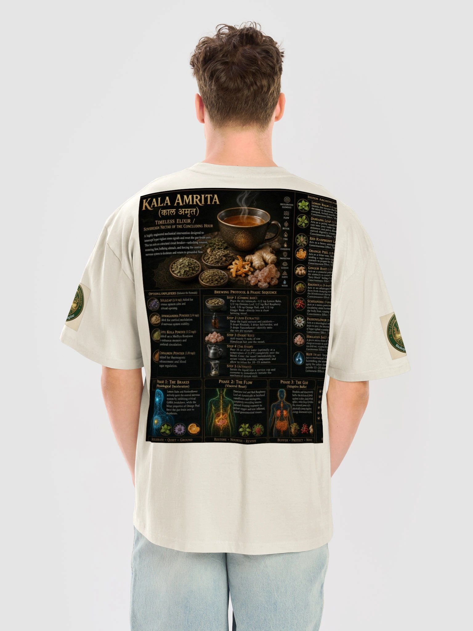 Kala Amrita Herbal Tea Poster Tee product image (6)