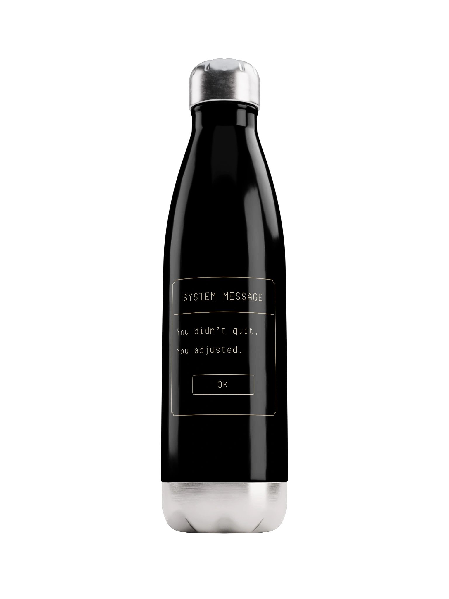 You Didn’t Quit You Adjusted Water Bottle | Chronic Illness Recovery Bottle product image (1)