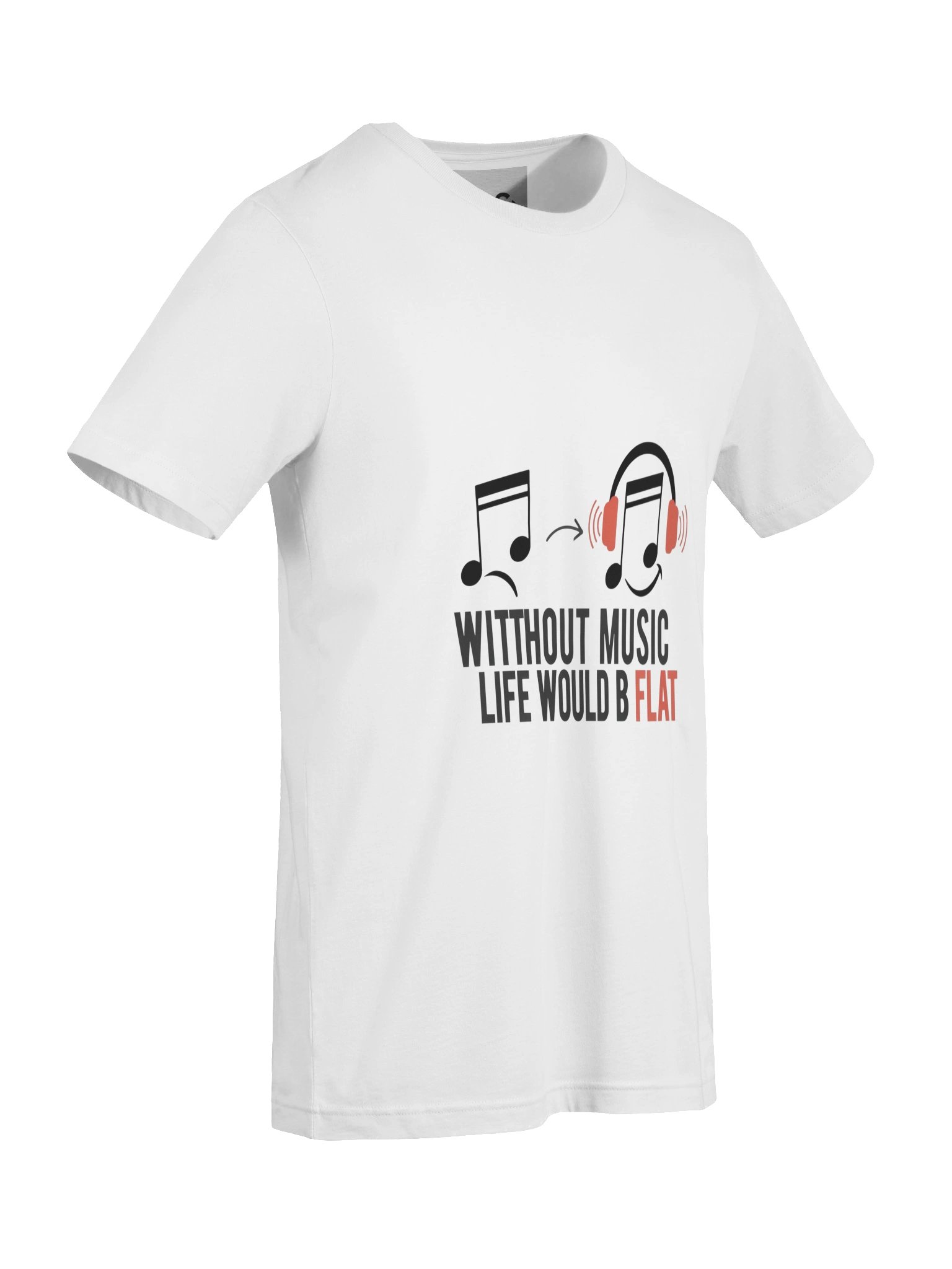 Without Music Life Would B Flat Tee product image (31)