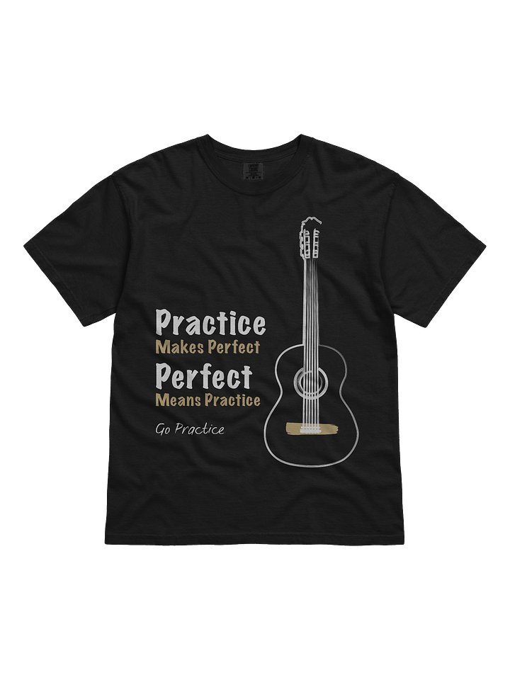 "Practice Makes Perfect" Pauly Guitar T-Shirt product image (1)