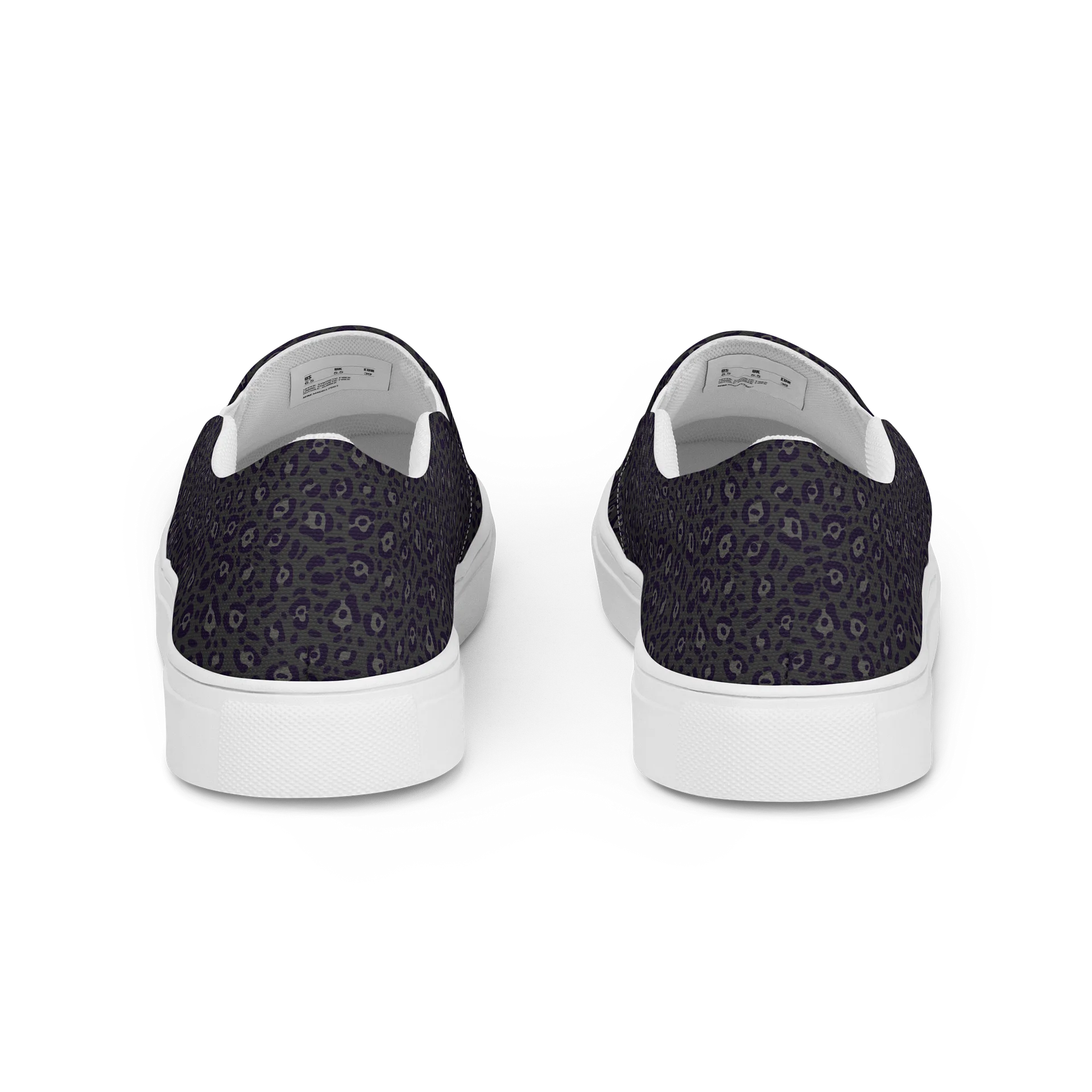 Bold Leopard Print Women's Slip-On Canvas Shoes product image (4)