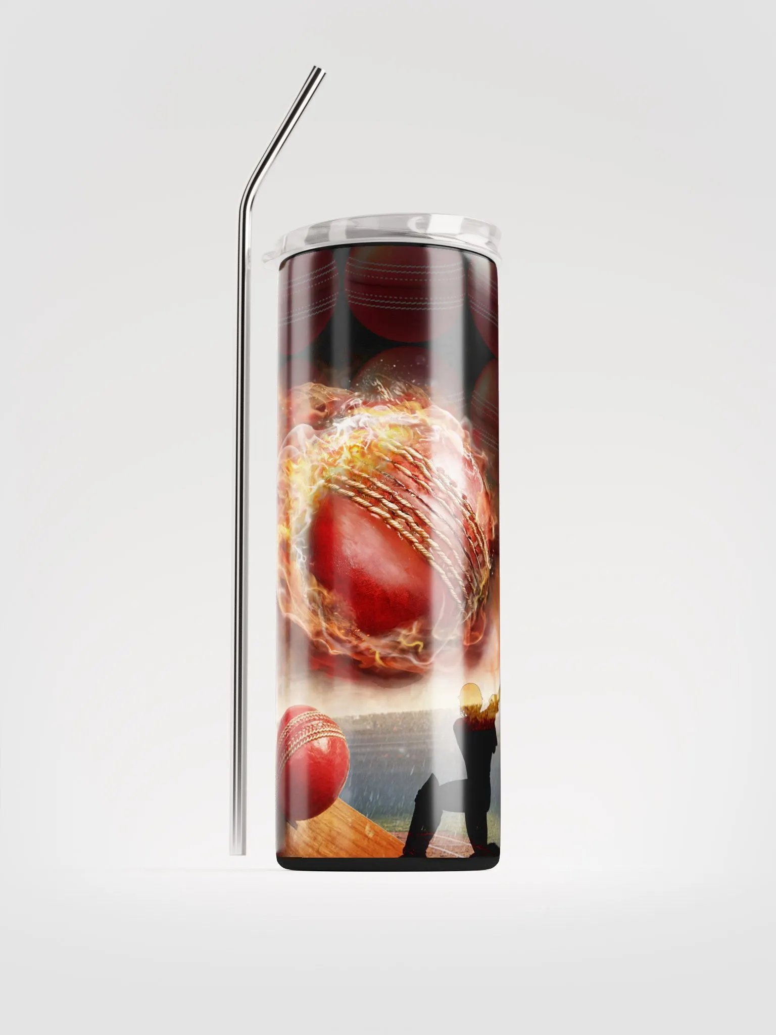 Cricket ball in Flames product image (1)