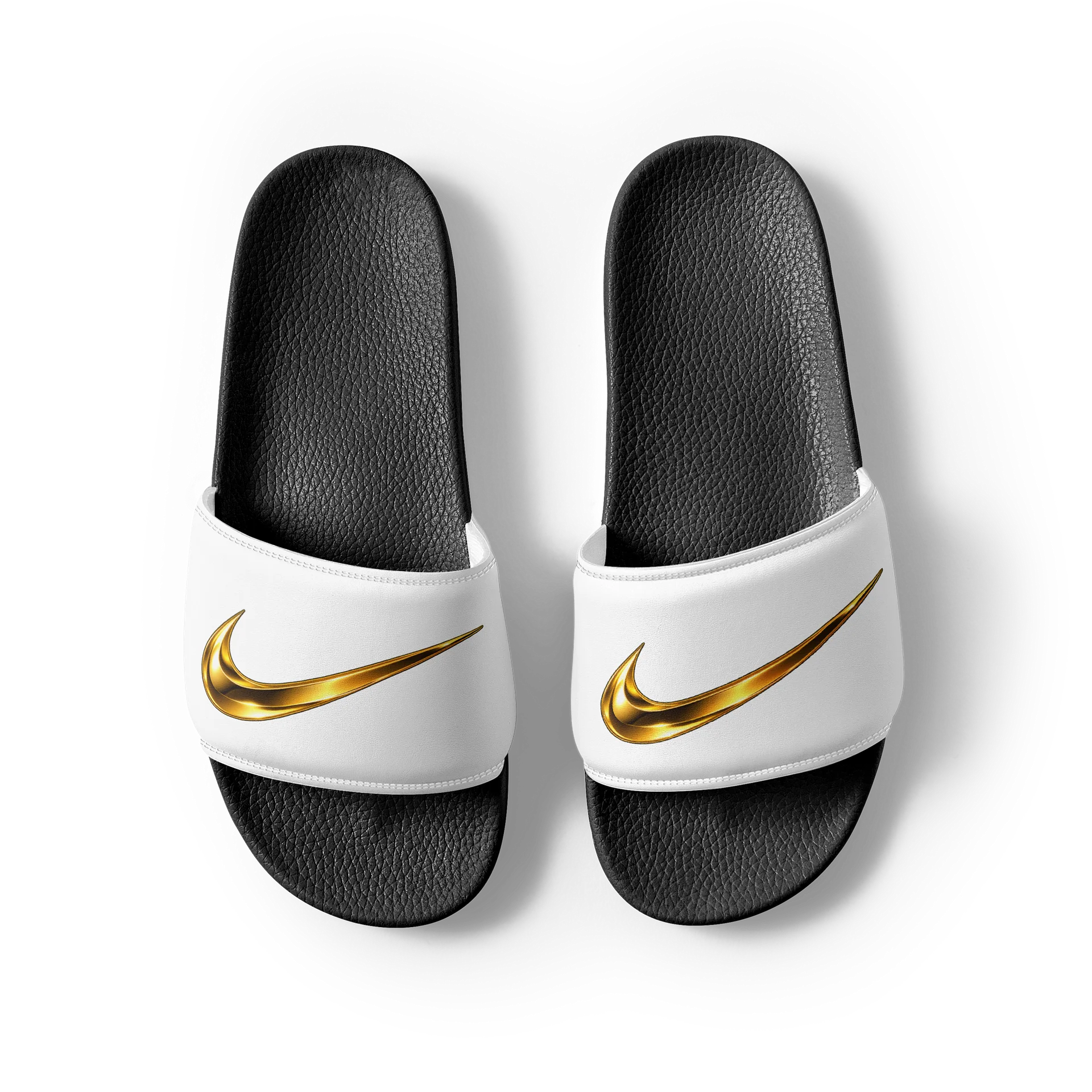 Gold Swoosh Men’s Slides product image (4)