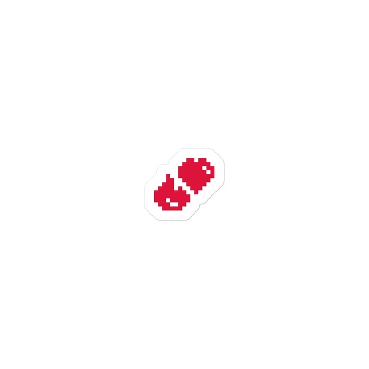 KUDOS // #EnemiesToLovers Pixel Art Die-Cut Sticker product image (1)