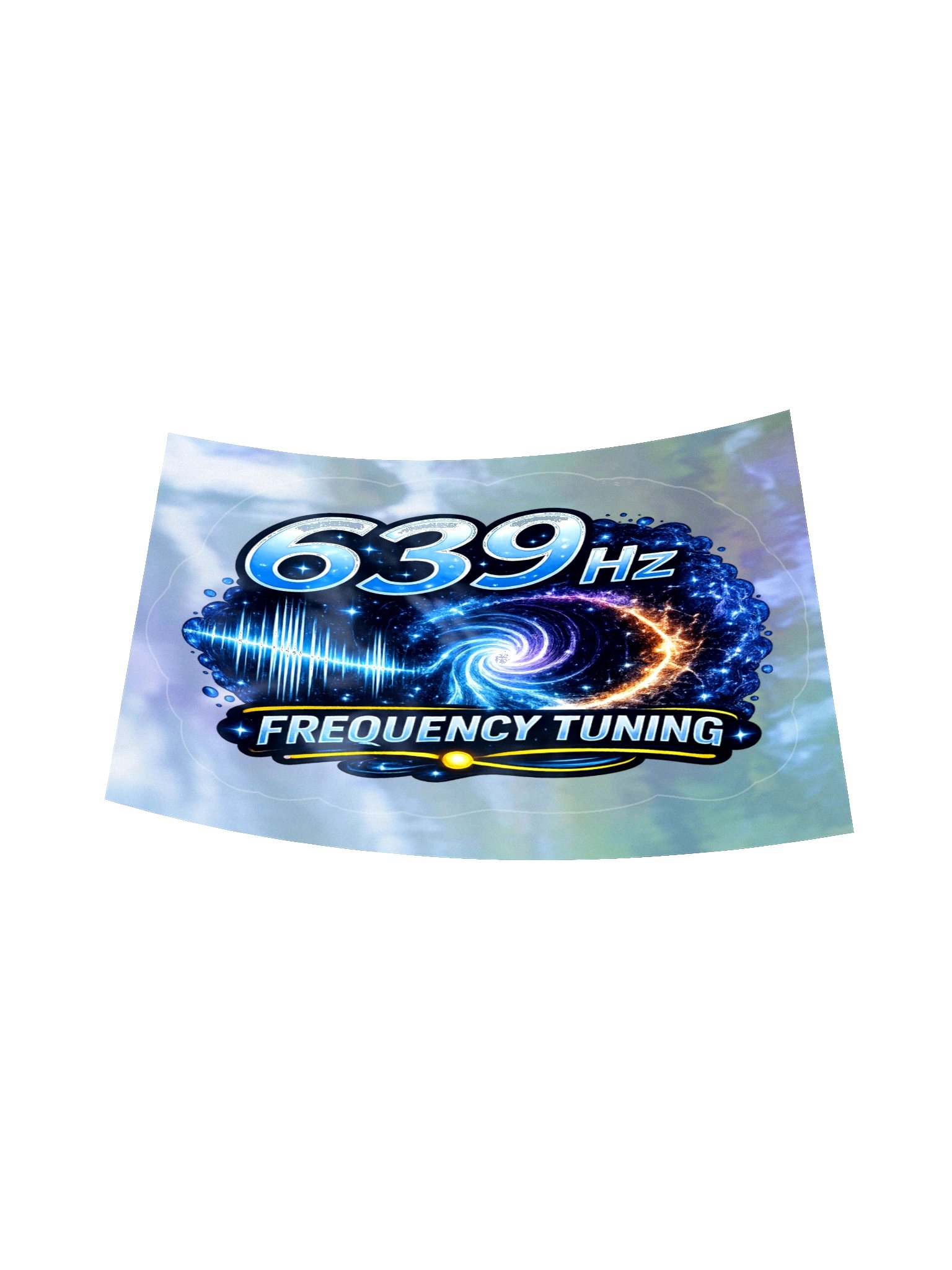 639 Hz Frequency Sticker on Holographic backing product image (16)