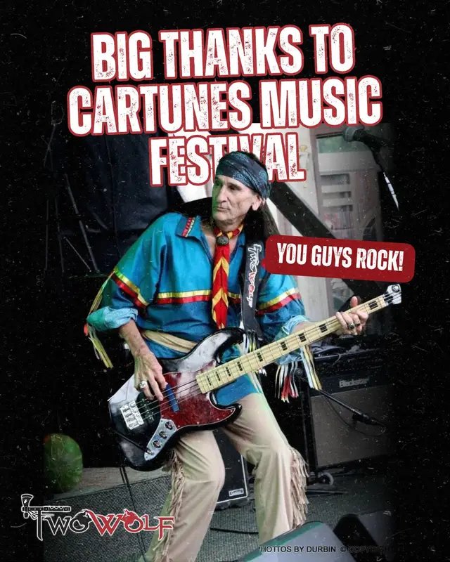 Big thanks to Cartunes Music Festival for having us out 🔥 Hermiston, you guys ROCKED! 🐺🤘 @cleopatra.records @krisbellmusic #CartunesMusicFestival #MusicFestival #TwoWolf #SouthernRock #RockLegends