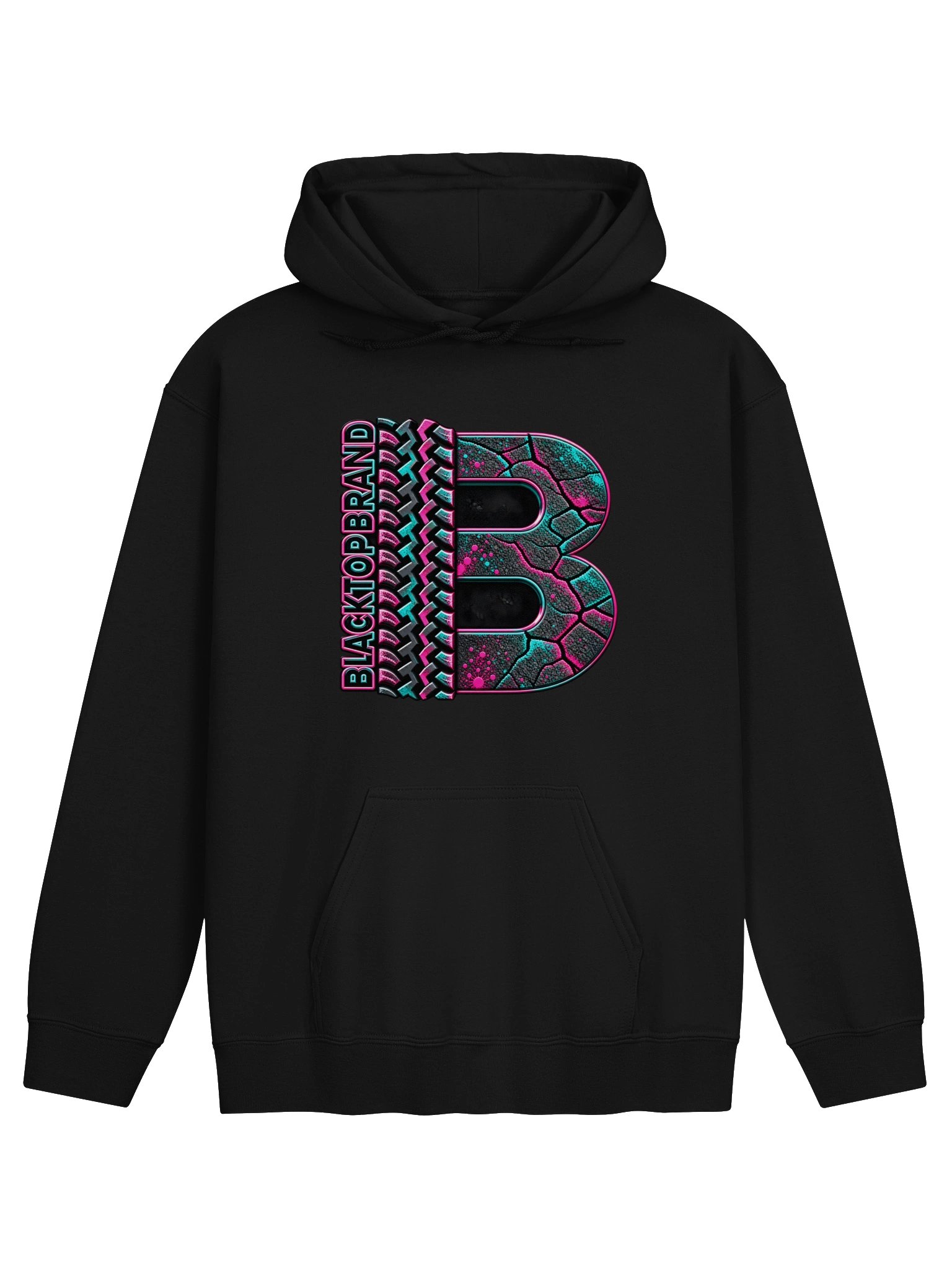 Blacktop Brand "B Logo" Color Flash Hoodie product image (2)