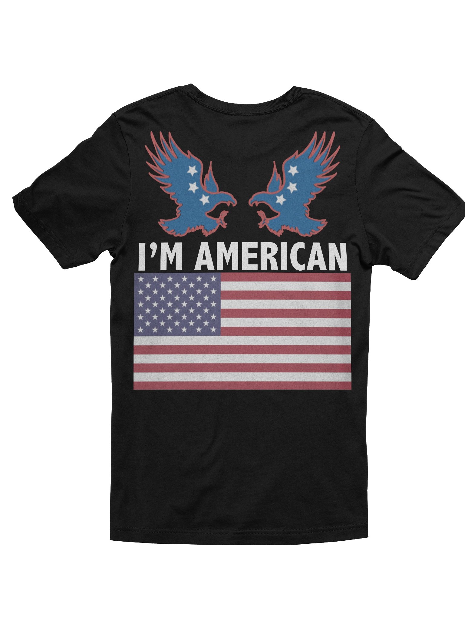 "I'm not fat, I'm American" Unisex T-Shirt product image (2)