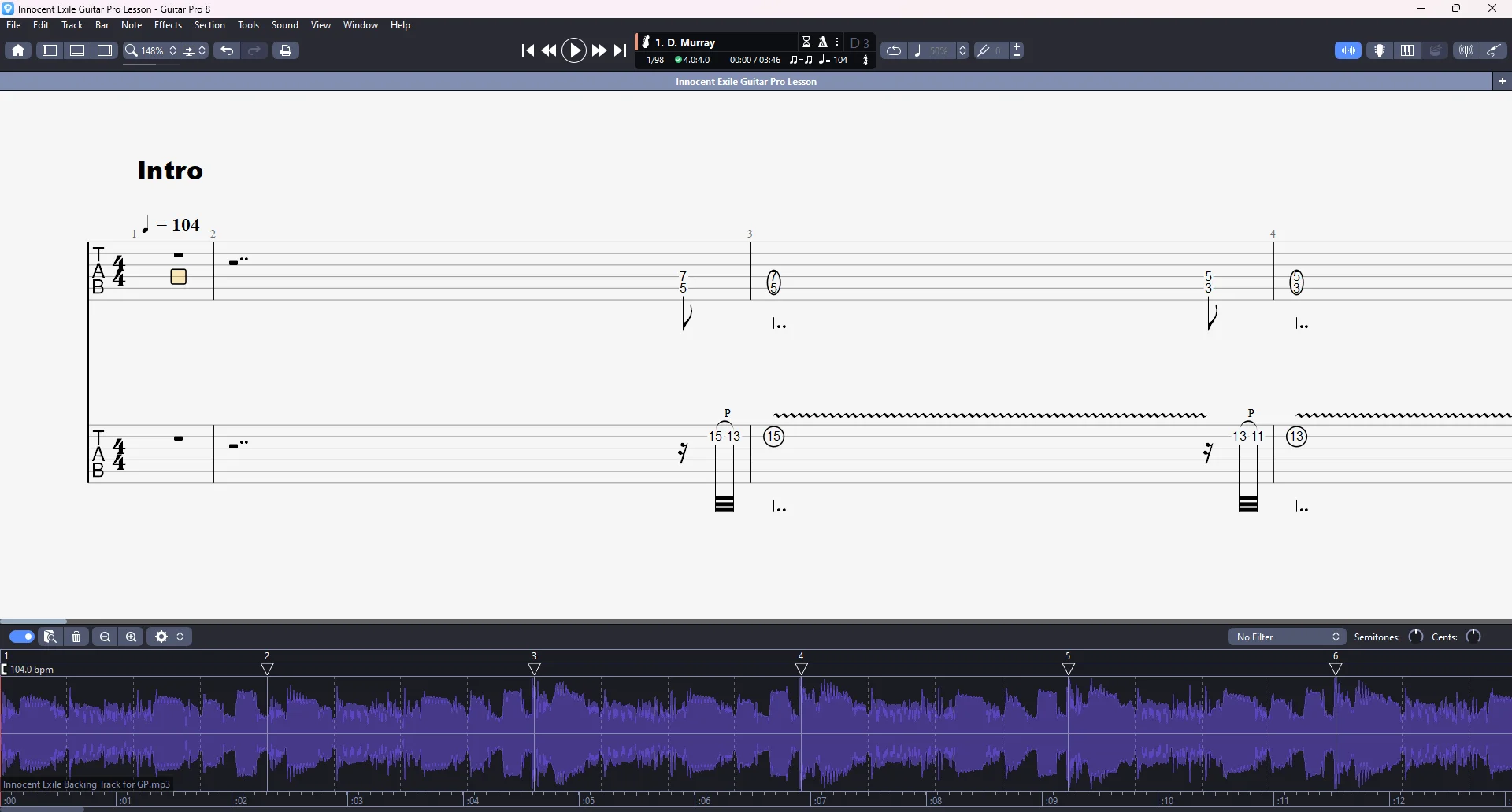Innocent Exile | PDF Tab + Guitar Pro | Iron Maiden product image (2)
