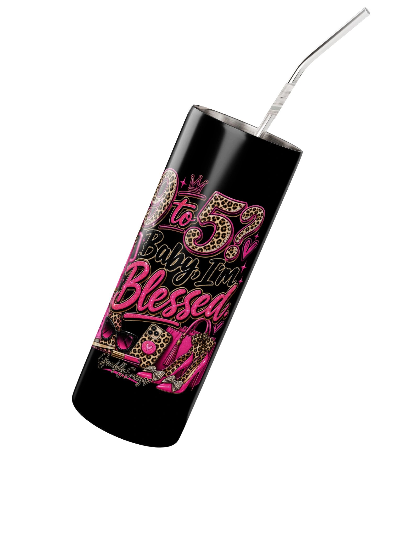 9 to 5? Baby, I’m Blessed Tumbler product image (3)