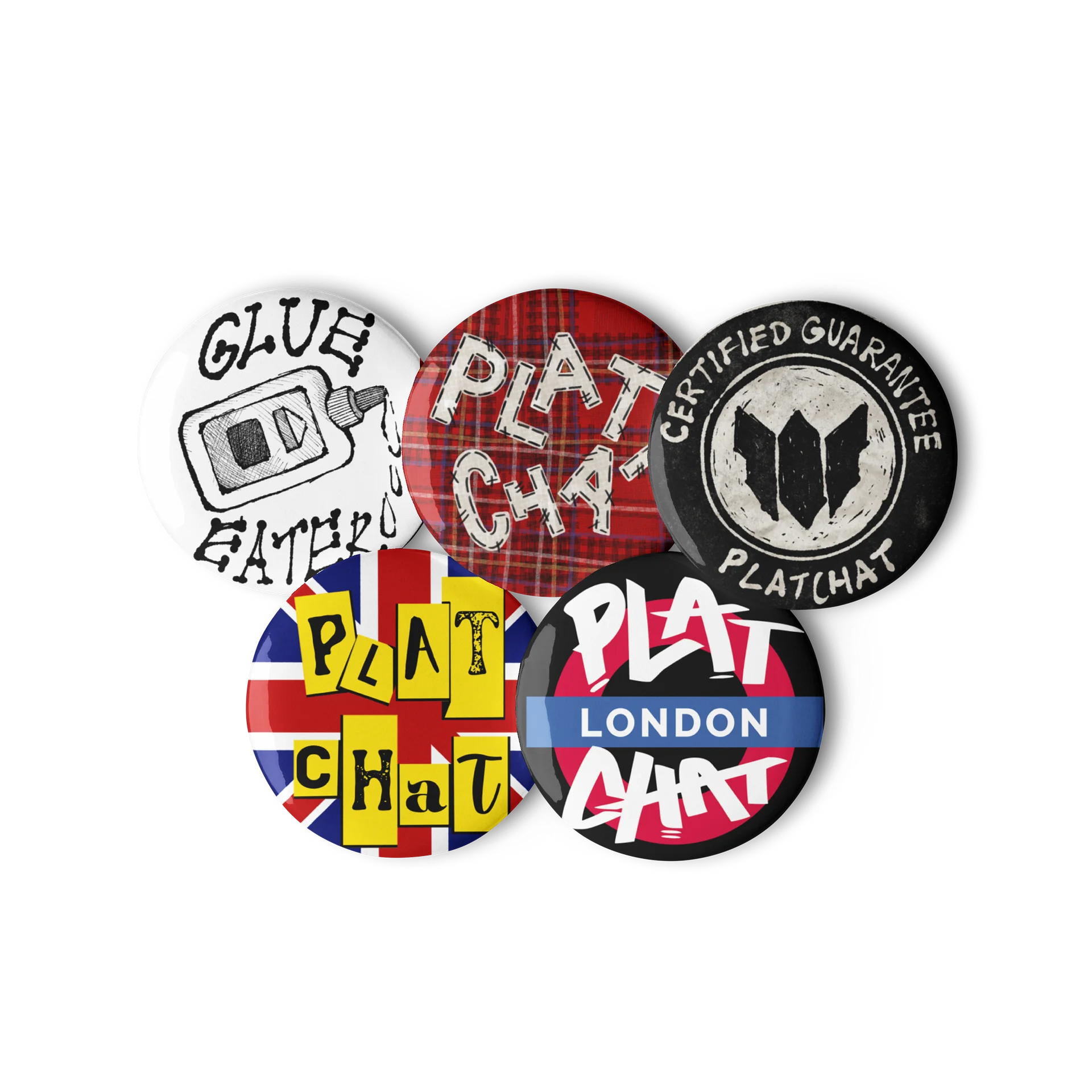 Plat Chat London Punk Pins product image (2)