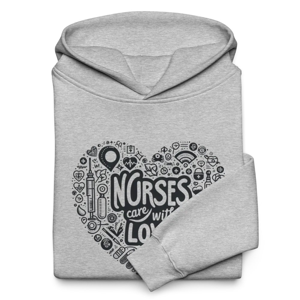 nurses care with love hoodie product image (10)