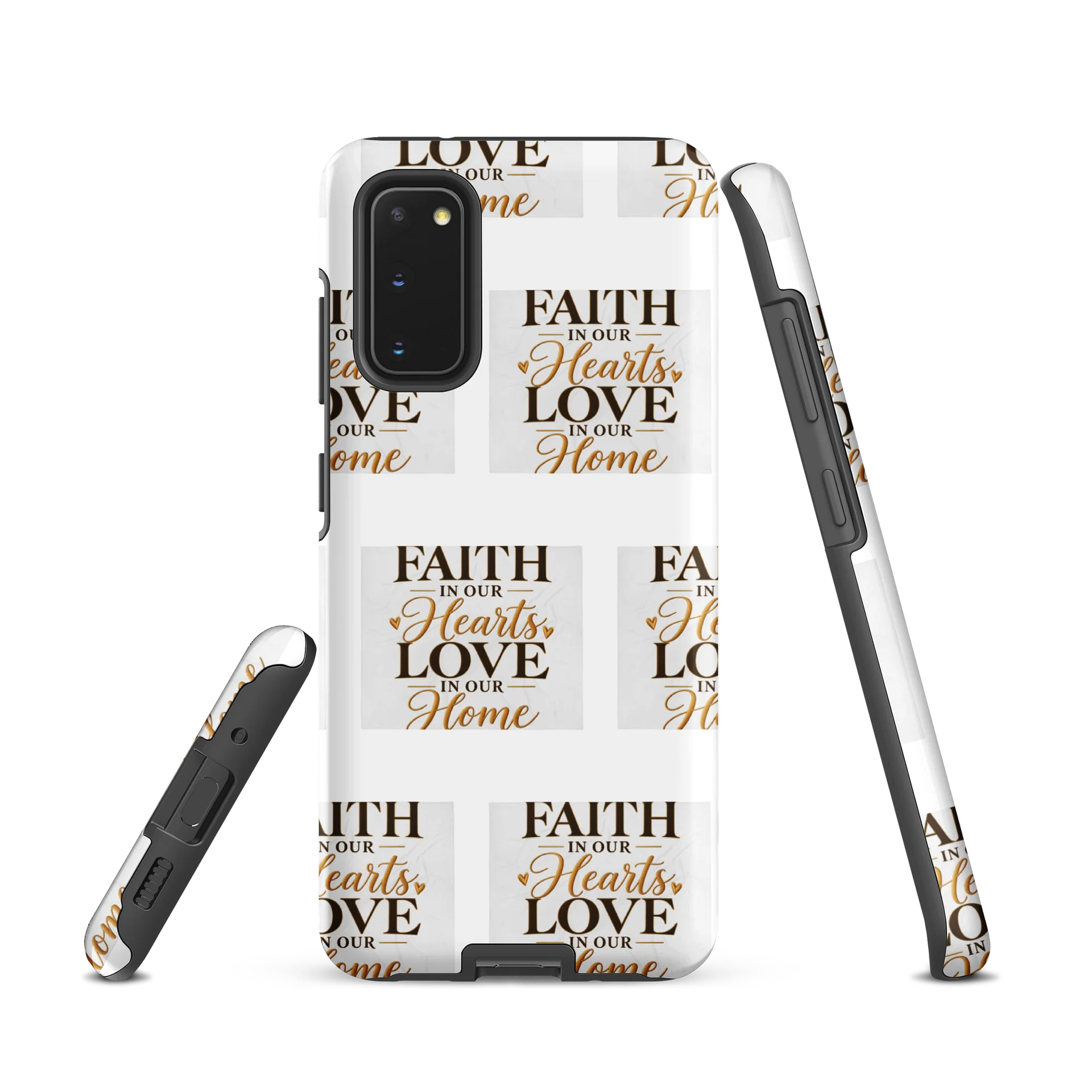 Faith and Love Home Quote Samsung Tough Case product image (1)
