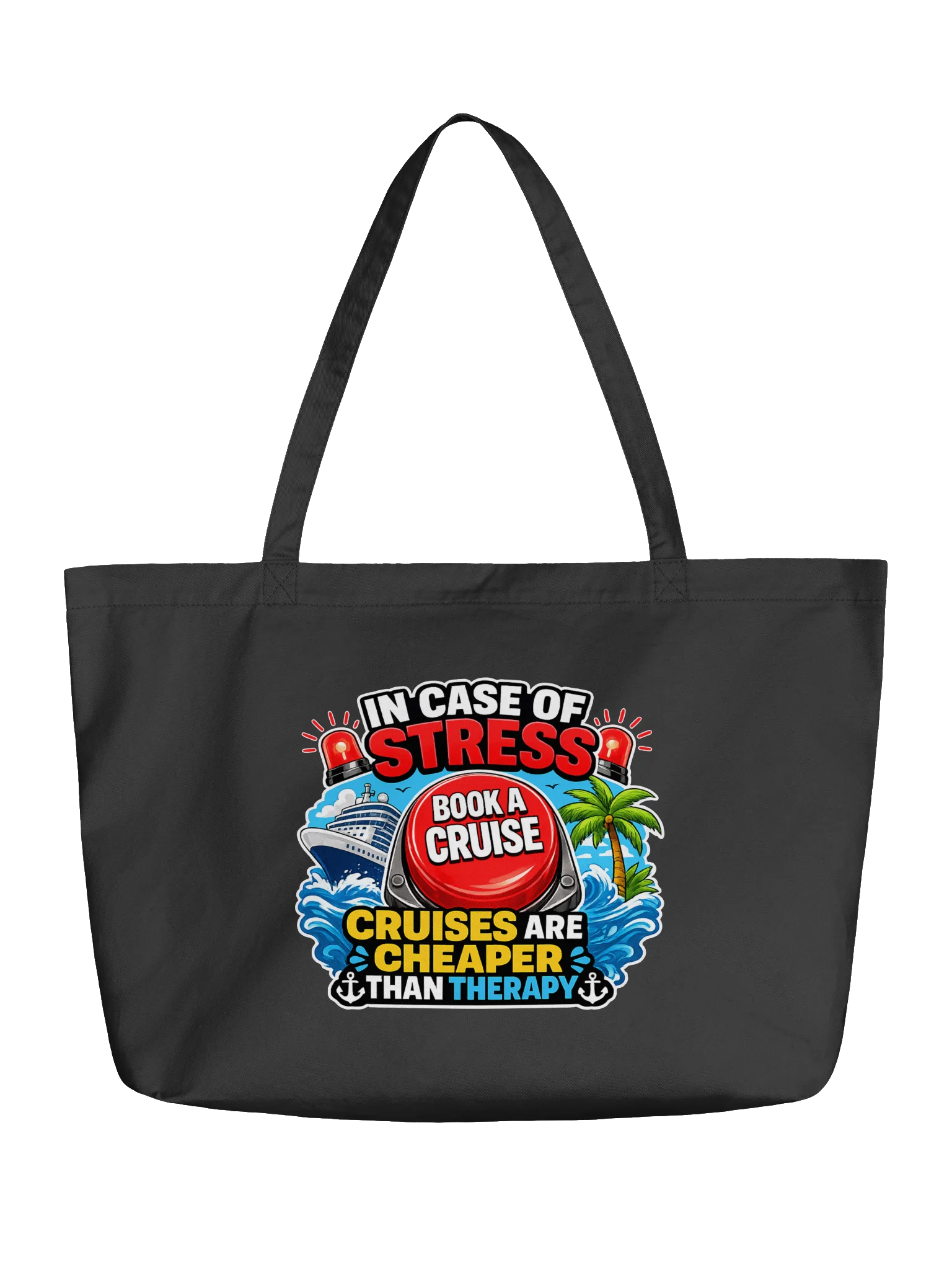 Cruises Are Cheaper Therapy Tote Bag product image (1)