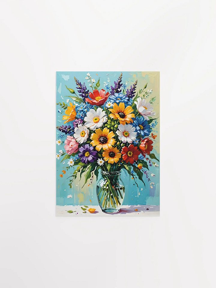 Harmony in Bloom: Vibrant Floral Bouquet Wall Art product image (1)