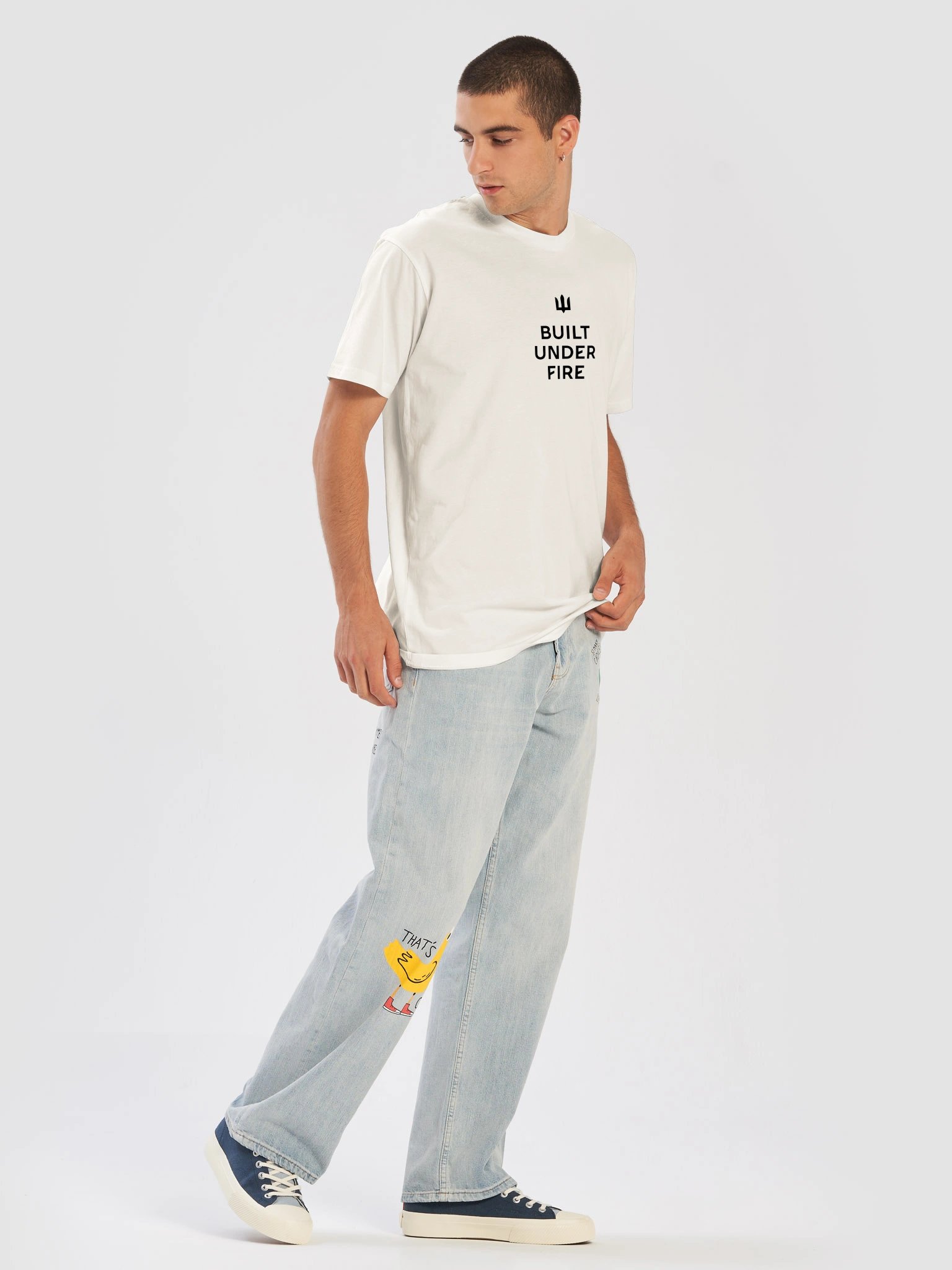 Dzyga's Paw Built Under Fire T-Shirt (Bone) product image (2)
